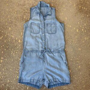 Gap Sleeveless Denim Romper